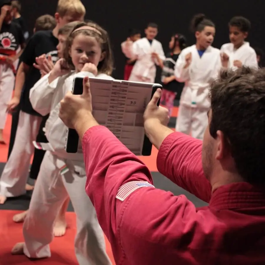 young martial artists learning discipline and focus