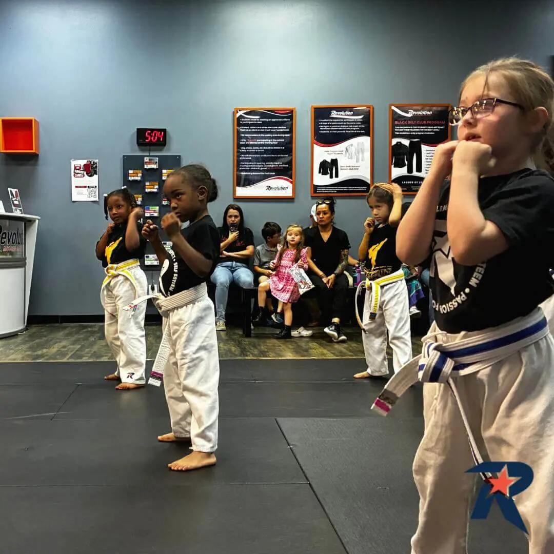 kids martial arts benefits demonstrated through confident students